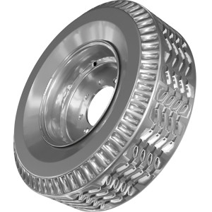 Genie Lift Part # 45093GT - WHEEL ASSY, INDUSTRIAL, AF, EA