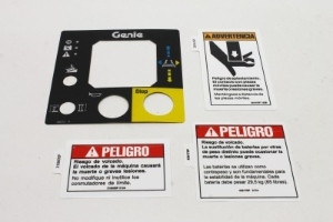 Genie Lift Part # 46328SPGT - DECAL KIT-SFTY/INST,2032,2646*, EA