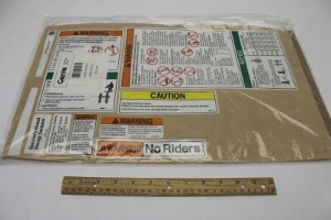 Genie Lift Part # 48372GT - DECAL KIT, SAFETY/INST, SLA, EA