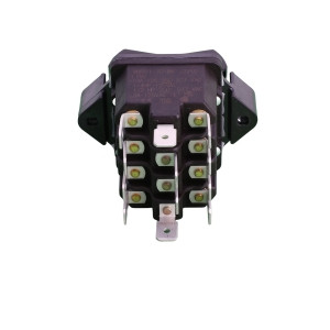 Genie Lift Part # 48614GT - SWITCH,ROCKR,4PDT,12 TERMINAL, EA