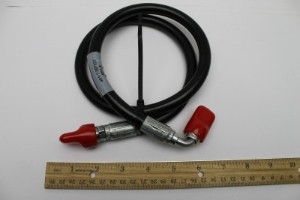 Genie Lift Part # 49117-3591GT - HOSE ASSY,1/4,90 FEM,STR FEM, EA