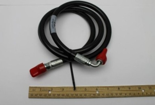 Genie Lift Part # 49117-5791GT - HOSE ASSY,1/4,90 FEM,STR FEMM, EA