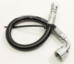 Genie Lift Part # 49164-1543GT - HOSE ASSY 1/4,90 DEG FEM,STR F, EA