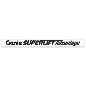 Genie Lift Part # 52052GT - DECAL,COSMETIC,"PSLA", EA