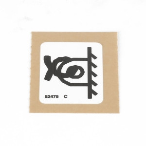 Genie Lift Part # 52475GT - DECAL LABEL TRANSPORT TIE DOWN*, EA
