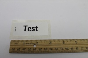 Genie Lift Part # 52607GT - DECAL,LABEL,TEST***, EA