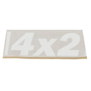 Genie Lift Part # 52966GT - DECAL,COSMETIC,4 X 2, EA