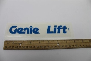 Genie Lift Part # 52982GT - DECAL,COSMETIC,GENIE LIFT, EA