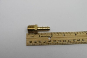 Genie Lift Part # 54124GT - HOSE END,BARB,3/8 MNPT X 5/16, EA