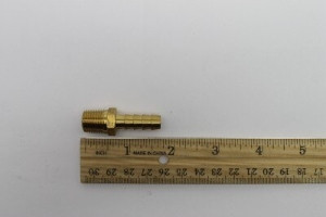 Genie Lift Part # 54437GT - HOSE END,BARB,1/4 MNPTX5/16,ST, EA