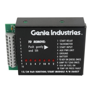 Genie Lift Part # 56057GT - MODULE,IGNITION/START,12/24V, EA