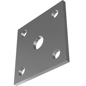 Genie Lift Part # 57551GT - PLATE, U-BOLT MOUNT, EA