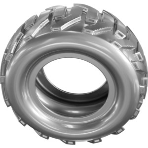 Genie Lift Part # 60084GT - WHEEL &TIRE ASSEMBLY,LR/RF,FM*, EA