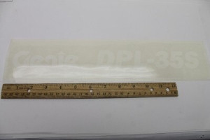 Genie Lift Part # 62052GT - DECAL,COSMETIC,GENIE DPL-35S, EA