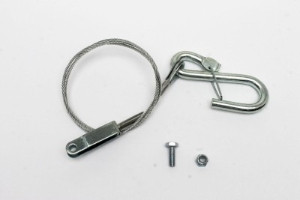 Genie Lift Part # 62870GT - CABLE ASSY,HITCH,W/HOOKS 3/32, EA