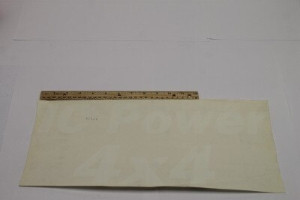 Genie Lift Part # 62948GT - DECAL,COSMETIC,IC POWER 4 X 4, EA