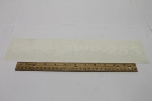 Genie Lift Part # 62992GT - DECAL,COSMETIC,GENIE AWP-25S, EA