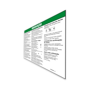 Genie Lift Part # 65269PBGT - DECAL,NOTICE,OPERATING INST., EA