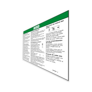 Genie Lift Part # 65269SPGT - DECAL,NOTICE,OPERATING INST., EA