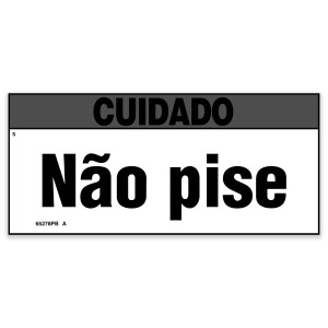 Genie Lift Part # 65278PBGT - DECAL, CAUTION, NO STEP, PORTUGUES, EA