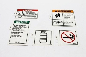 Genie Lift Part # 65465GT - DECAL KIT/SFTY-INSTRUCTZ60IC**, EA