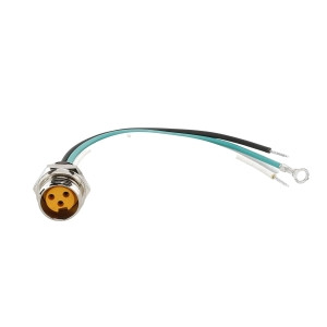 Genie Lift Part # 663870GT - CONNECTOR 3P FEMALE RECEPTACLE, EA