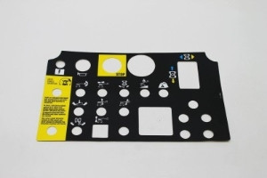 Genie Lift Part # 72081GT - DECAL,PLATFORM CONTROL PANEL**, EA