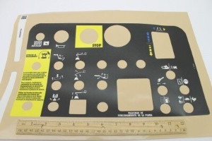 Genie Lift Part # 72095SPGT - DECAL,PLATFORM CONTROL PANEL, EA