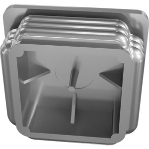 Genie Lift Part # 721051GT - CAPLUG TUBE PLUG 2.5 X 2.5, EA