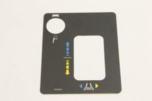 Genie Lift Part # 72134GT - DECAL,CONTROL PANEL,RUNABOUT, EA