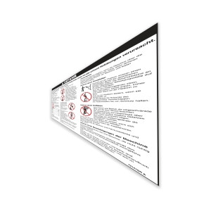 Genie Lift Part # 72141GRGT - DECAL,GENERAL SAFETY,RUNABOUT, EA