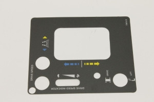 Genie Lift Part # 72873GT - DECAL,CONTROL PANEL,RUNABOUT**, EA