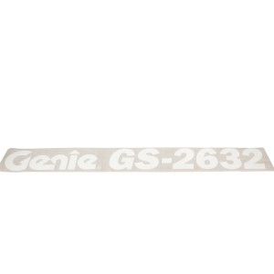 Genie Lift Part # 72973GT - DECAL,COSMETIC,GENIE GS-2632, EA