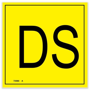 Genie Lift Part # 72980GT - DECAL,LABEL,FMRC DS, EA