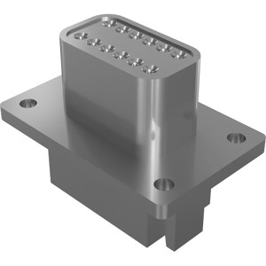 Genie Lift Part # 73733GT - CONN, RECEP, 12 WAY, DEUTSCH, DT, BLACK/FLANGE, EA