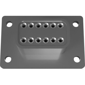 Genie Lift Part # 73733GT - CONN, RECEP, 12 WAY, DEUTSCH, DT, BLACK/FLANGE, EA