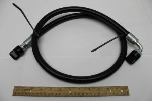 Genie Lift Part # 75278-5129GT - HOSE ASSY,1/2,90 FEM,STR FEM**, EA