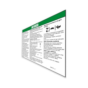 Genie Lift Part # 82317ITGT - DECAL,NOTICE,OPERATING INST., EA