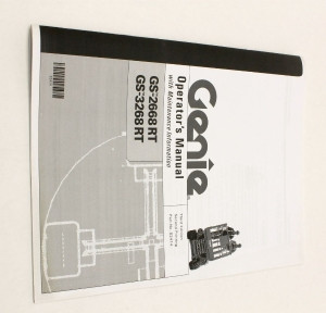 Genie Lift Part # 82414GT - MANUAL,OPERATOR'S,GS68 RT 3ED*, EA