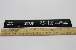 Genie Lift Part # 82448GT - DECAL, GROUND CONTROL PANEL, EA