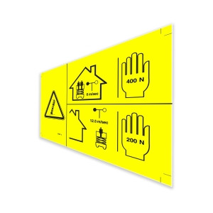 Genie Lift Part # 82497GT - DECAL, DANGER, SIDEFORCE 200400, EA