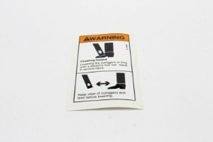 Genie Lift Part # 82506GT - DECAL,WARNING-FOOT CRUSHING, EA