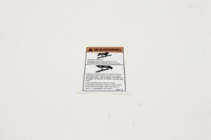 Genie Lift Part # 82558GT - DECAL,WARN,SKIN INJECTION HAZ*, EA