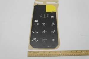 Genie Lift Part # 82592GT - DECAL,GROUND CONTROL PANEL***, EA