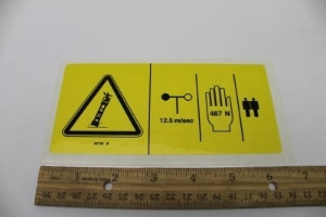 Genie Lift Part # 82736GT - DECAL,SYM-SIDE FOR, EA