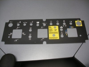 Genie Lift Part # 82762GT - DECAL,PLAT CONTROL PANEL,S80, EA