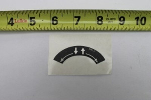 Genie Lift Part # 82961GT - DECAL, LABEL, RAISE/LOWER SYMB, EA