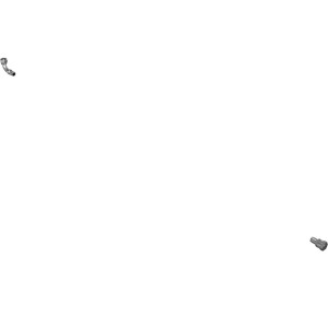 Genie Lift Part # 88942-9554GT - HOSE ASSY,1",90 FEM,STR FEM, EA