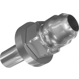 Genie Lift Part # 96407GT - HOSE END, MALE JIC, 30382-6-6B, EA