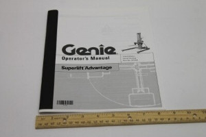 Genie Lift Part # 97550GT - MANUAL,OPER,SLA 3RD ED, EA